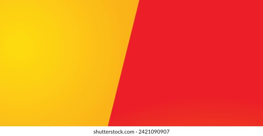 Yellow and Red Paper Color for Background Wallpaper Abstract Color Papers Geometry Flat Lay Composition Background With Gradient Fade Tones