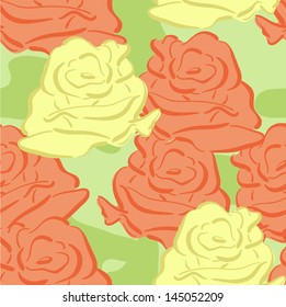 Yellow and red rose