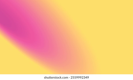 Yellow and red smooth gradient background with spotlight for backdrop or presentation
