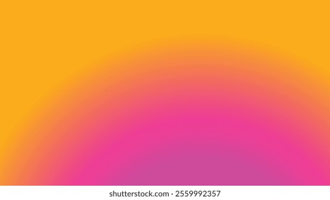 Yellow and red smooth gradient background with spotlight for backdrop or presentation