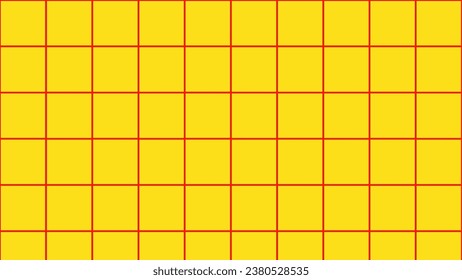Fondo cuadrado de papel amarillo y rojo