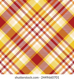Yellow Red Tartan Pattern Seamless. Sweet Checker Pattern for Shirt Printing, clothes, Dresses, Tablecloths, Blankets, Bedding, Paper, quilt, fabric and Other Textile Products.
