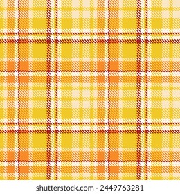 Amarillo Rojo Blanco Tartán Patrón Sin Costura. Dulce patrón de damero para la impresión de la camisa, ropa, vestidos, manteles, mantas, ropa de cama, papel, edredón, tela y otros Productos textiles.