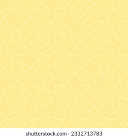 yellow repetitive background. hand drawn stripes squares crosses. decorative art. vector seamless pattern. geometric texture. fabric swatch. wrapping paper. design template for linen, home decor