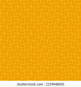 yellow repetitive background with intersecting curves. modern stylish texture. vector seamless pattern. fabric swatch. wrapping paper. continuous design template for home decor, apparel, textile