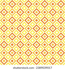 Yellow rhombus pattern. rhombus vector seamless pattern. seamless pattern. tile background Decorative elements, floor tiles, wall tiles, gift wrapping, decorating paper.