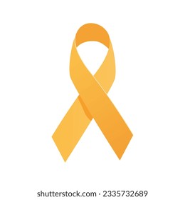 yellow ribbon is the symbol for childhood cancer