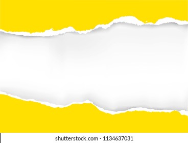 
Yellow ripped paper background.
llustration of yellow ripped paper with place for your image or text. Vector available. 