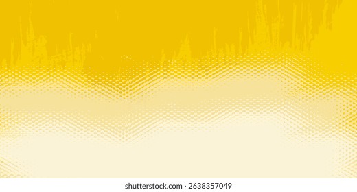 Yellow ripped paper torn edges strips isolated on white background eps 10