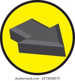 yellow road sign illustration vector