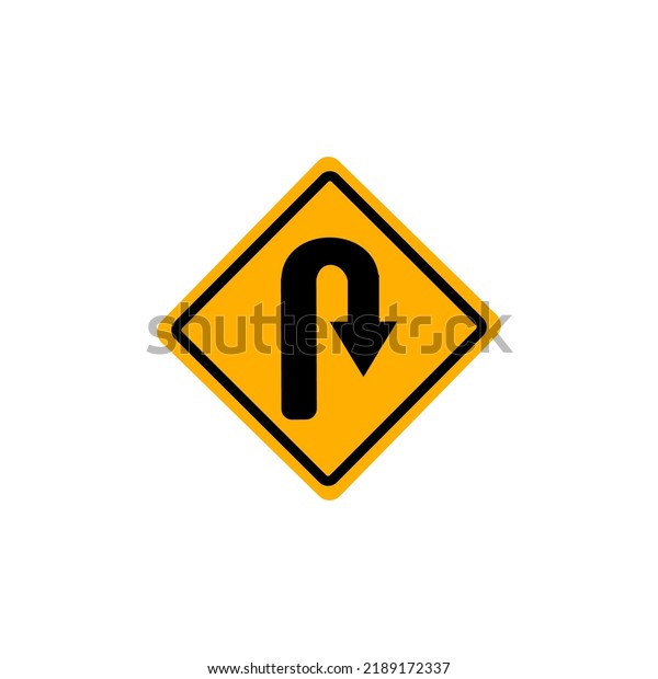 Yellow road sign . Traffic signs isolated\
on white background. Traffic sign\
vector.\
