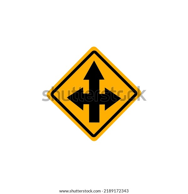 Yellow road sign . Traffic signs isolated
on white background. Traffic sign
vector.
