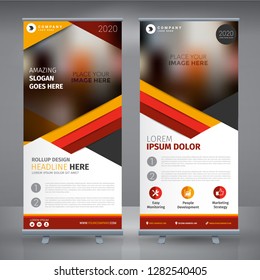 Diseño Roll Up amarillo