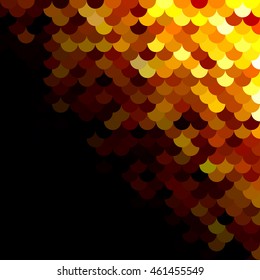 Yellow Roof tiles pattern, Creative Design Templates