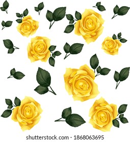 Yellow roses, like the sun is warm.