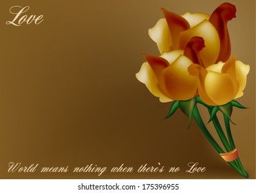 Yellow Roses wallpaper/Design