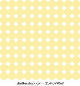 yellow round patterns on white background, vector