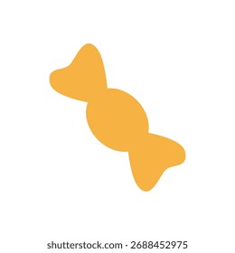 yellow rubber candy, vector illustration