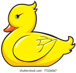 a yellow rubber duck