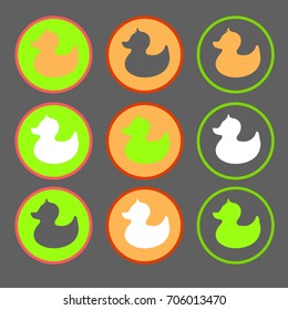 Yellow Rubber Duck Vector