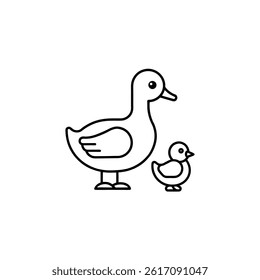 Yellow rubber duck vector illustration fun cartoon baby animal isolated on water