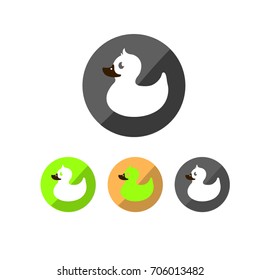 Yellow Rubber Duck Vector Illustration