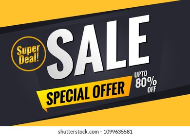 Yellow sale background
