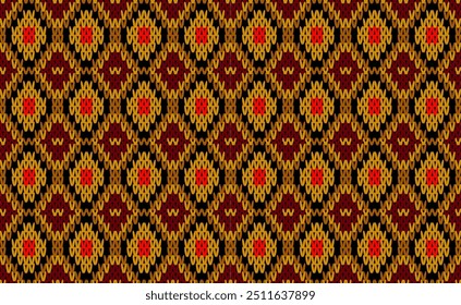 Yellow Sarong fabric from pattern deaign geamatric shapes.