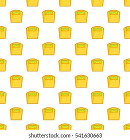 Yellow scales pattern. Cartoon illustration of yellow scales vector pattern for web