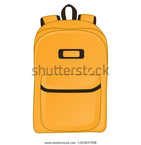 yellow school bag