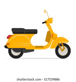 yellow scooter motorcycle