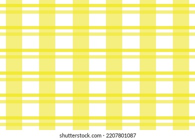 Yellow Scot pattern on a white background 