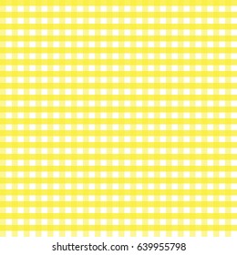 Yellow Scotch Texture , Seamless Pattern , Background , Vector.
