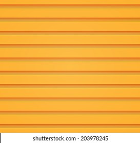 Yellow seamless abstract background. Shutter. Vector illustration