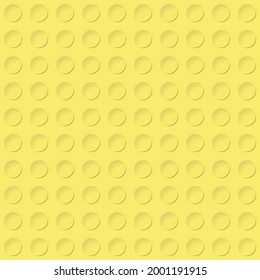 Yellow seamless background with circles. Simple flat design for website design, banner, advertising, poster or flyer, for texture, textiles and packaging. Simple background.