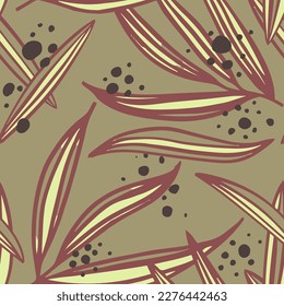 Fondo De Elementos De Playa Clásicos Sin Margen Amarillo. Decoración Repetitiva Hippie Color De Agua Aislada, Impresión Sin Marea. Papel de fondo de pantalla de la primavera de la moda sin costura. 