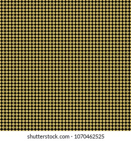 yellow seamless dot pattern texture background.