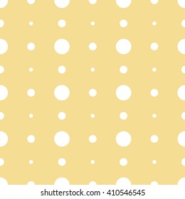 yellow seamless dots pattern