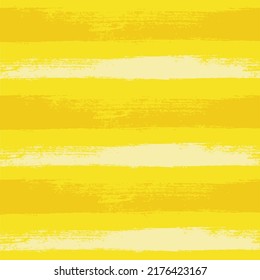 Yellow seamless pattern from abstract long textured brush strokes on a yellow background 