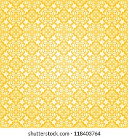 Yellow seamless pattern. EPS 8 vector illustration