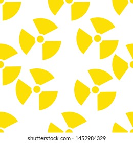 Yellow Seamless Pattern on a White Background