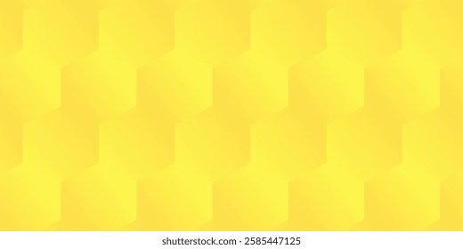 Yellow seamless polygon pattern. Wasp nest texture. Illustration for banner, poster, social media.