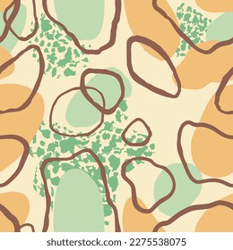 Diseño De Estilo Decorativo Abierto Y Amarillo. Ornamento Gráfico Azul Continuo Grunge, Espectáculo Sin Marea. Esbozo de invitaciones aisladas de moda repetida ligera
