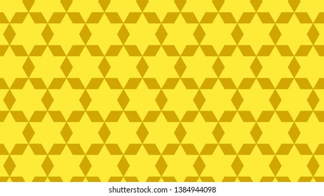 Yellow Seamless Stars Pattern Image