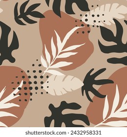 Diseño de pintura floral de verano sin costuras amarillas. Superficie De Follaje Creativo Continuo Rosa, Fondo Inconsútil. Patrón de plantilla de flora de moda sin fin de degradado. 