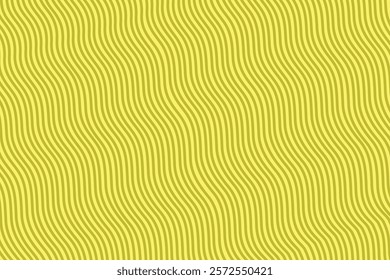 Yellow seamless wavy line pattern, ocean, stylish design