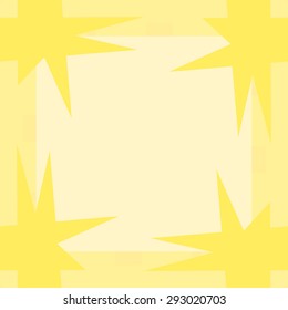 Yellow seamless wrapping paper pattern with pointy corners