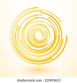 yellow semicircles