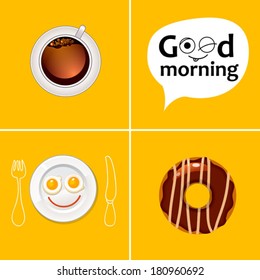 yellow set good morning