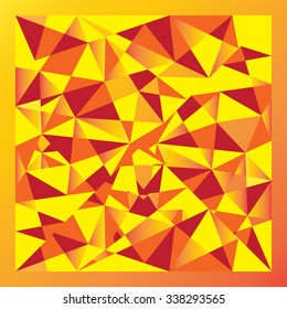 yellow shade gradient abstract polygon vector illustration background image showing with mixed colors
